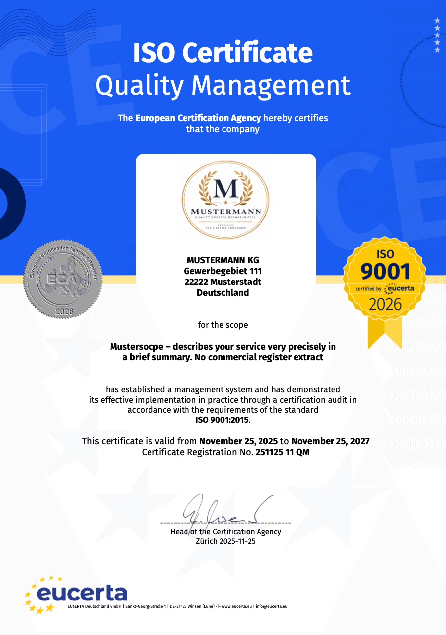 ISO-9001 Muster